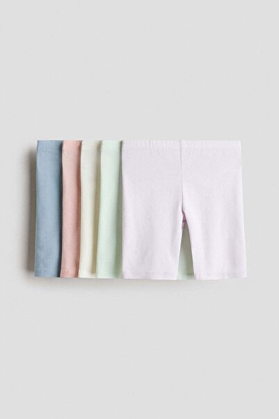 H&M 5-pack cotton cycling shorts