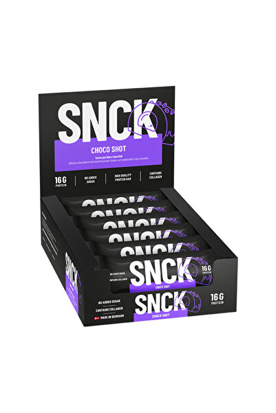 Snck Yüksek Protein Bar 55 Gr 12 Adet - ÇİKOLATA YER FISTIĞI