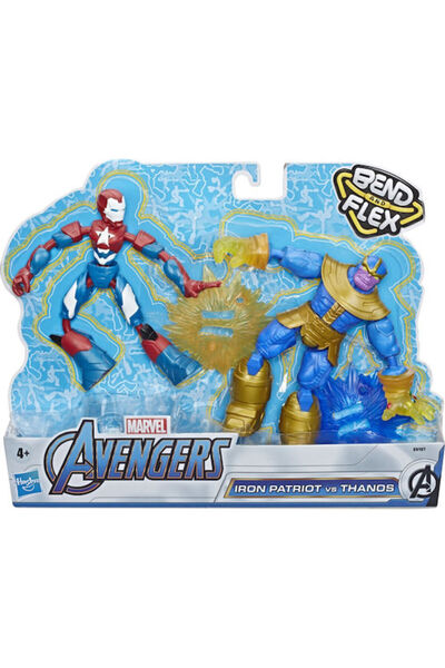 Hasbro Games Φιγούρα Δράσης Iron Patriot εναντίον Thanos Marvel Avengers για ...