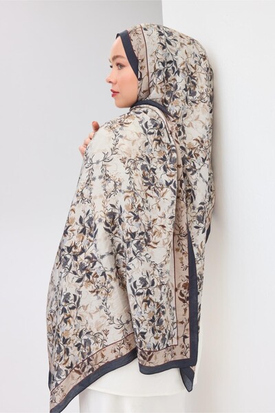 Silk Home Urban Hours Linora Lacivert Mayda Şal