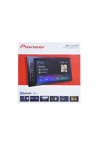 Pioneer DMH-A241BT Bluetoth'lu IOS ve Android Uyumlu 6.2 İnç Double Teyp