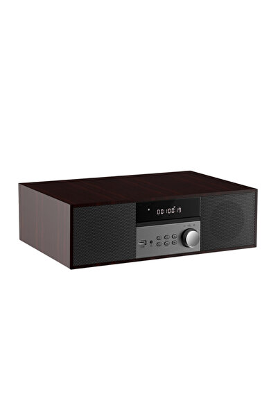 Echo Audio نظام ستيريو CD منزلي، مشغل أقراص CD بتصميم عتيق بقوة 40 واط RMS، ن...