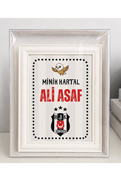 İsme özel BJK hediye anı çerçevesi