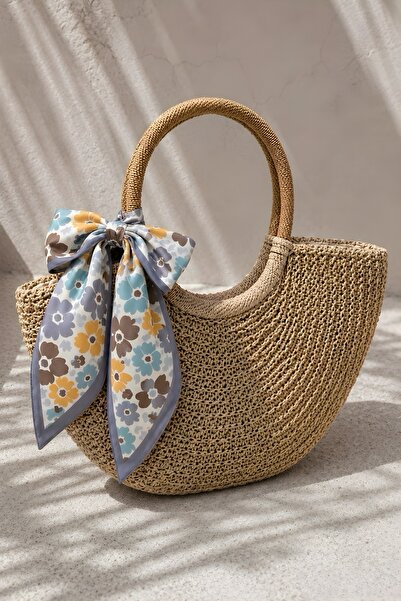 İmajButik Bandană gri cu model floral