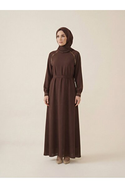 Beyza Giyim 9663 Boru Boncuklu Elbise