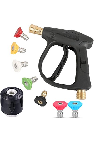 OEM Pistol de spălare cu presiune înaltă 4.350 PSI Conector M22–14mm 7 duze +...