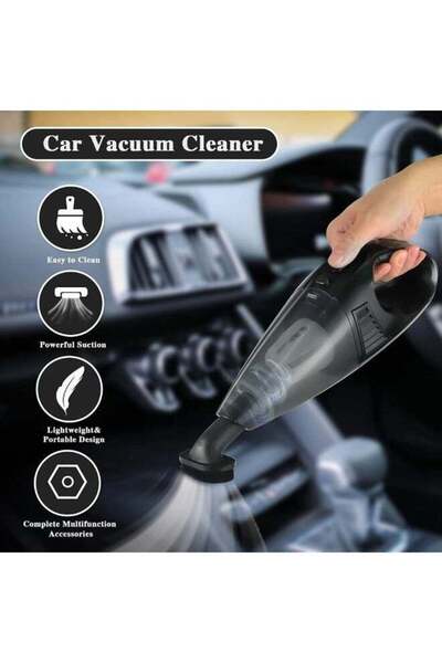 Generic Portable Handheld Car Vacuum Cleaner 12V DC High Power with 3 Washabl...
