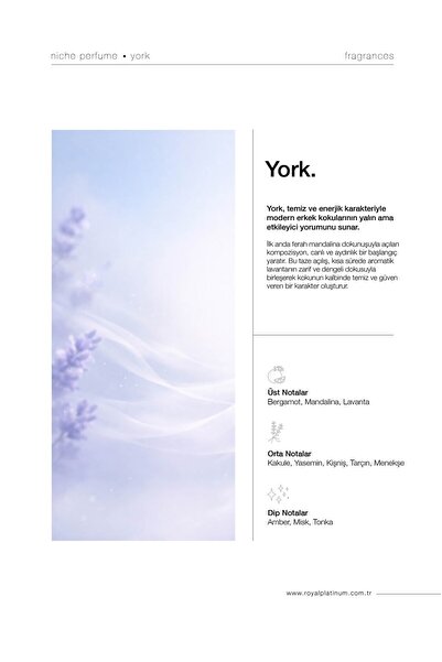 Royal Platinum YORK 30 ML NICHE PARFÜM