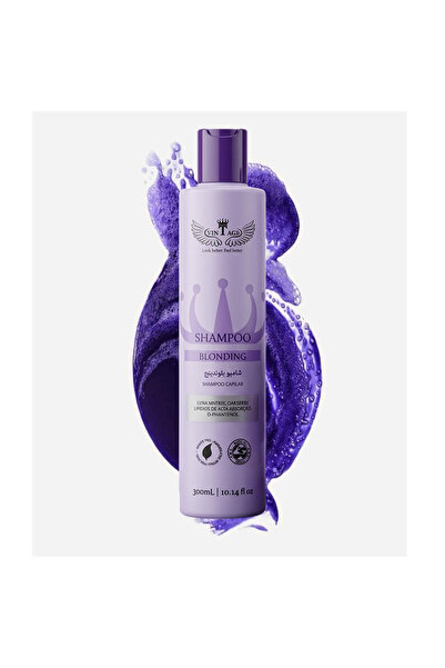 Vintage Blonding Purple Shampoo 300ml – Anti Yellow Toning Shampoo for Blonde...