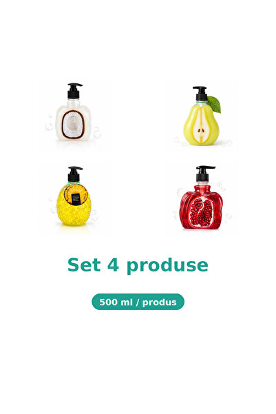 Tasty Set 4 Produse Tasty, Mix Cocos, Pere, Ananas, Rodie