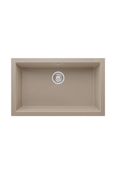 RealStone K003 Didyma 77 Granit Evye 770x530 mm Tek Göz Mutfak Evyesi - K003 ...