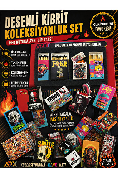 DZ Koleksiyonluk kibrit modelli 3 adet