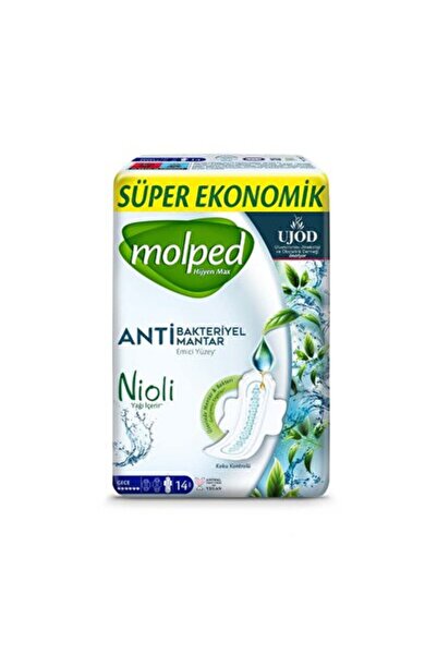Molped Hijyen Max Gece Hijyenik Ped Süper Ekonomik 14'lü