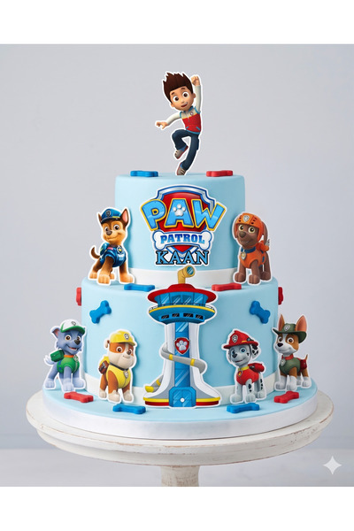 Nes Stylee Nesstylee Paw Patrol konseptli doğum günü seti , Paw Patrol Pasta ...