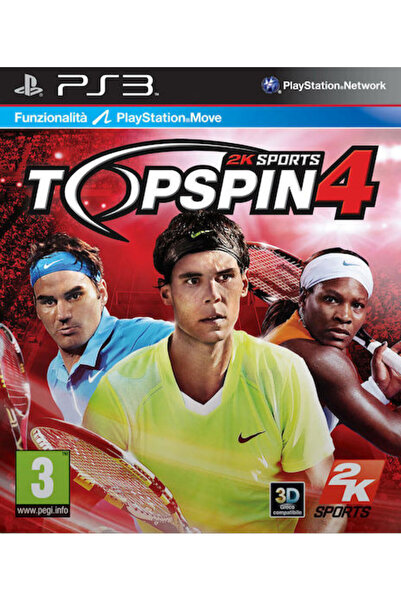 2K Games Top Spin 4 Παιχνίδι PS3 (Μεταχειρισμένο)