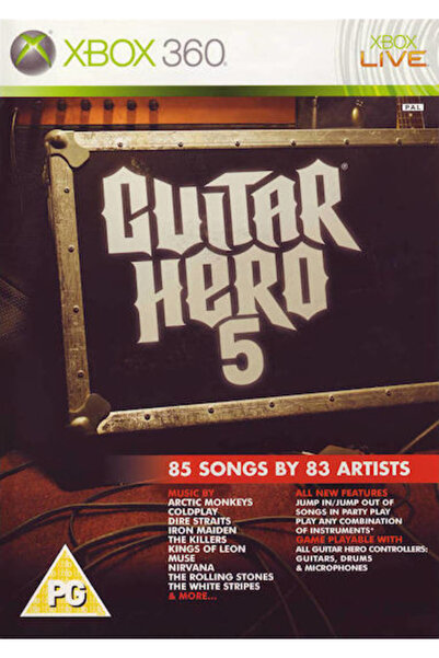 ACTIVISION Guitar Hero 5 XBOX 360 Παιχνίδι (Μεταχειρισμένο)