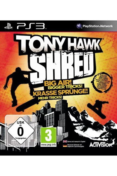 ACTIVISION Tony Hawk: Shred Παιχνίδι PS3 (Μεταχειρισμένο)