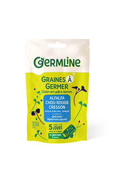 Germline Mix alfalfa, creson, varza rosie pentru germinat bio 150g
