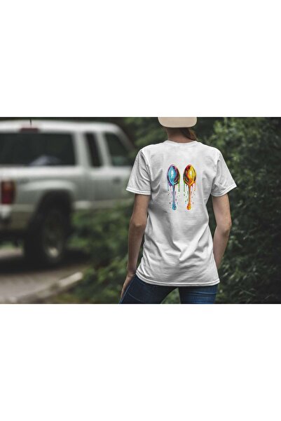 iLovePrints Colorful Dripping Balls Tshirt