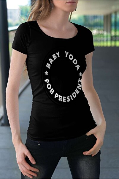 iLovePrints Baby Yoda for President Tshirt