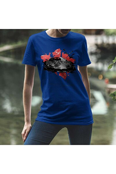 iLovePrints Abstract Sports Car Illustration Tshirt