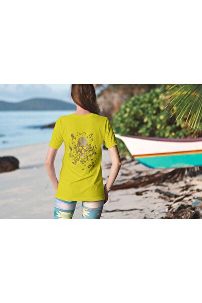 iLovePrints Skull in a Detailed Abstract Design Tshirt