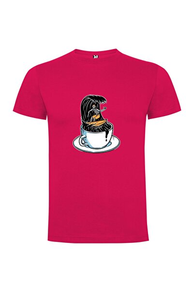 iLovePrints Coffee and Corpse Surfing Tshirt