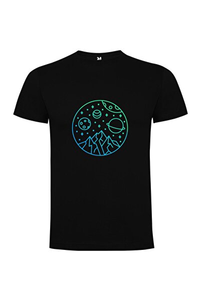 iLovePrints Neon Space Odyssey Tshirt