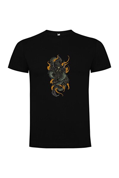 iLovePrints Black Dragon Majesty Tshirt