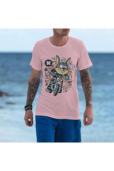 iLovePrints Bunny Biker Madness Tshirt
