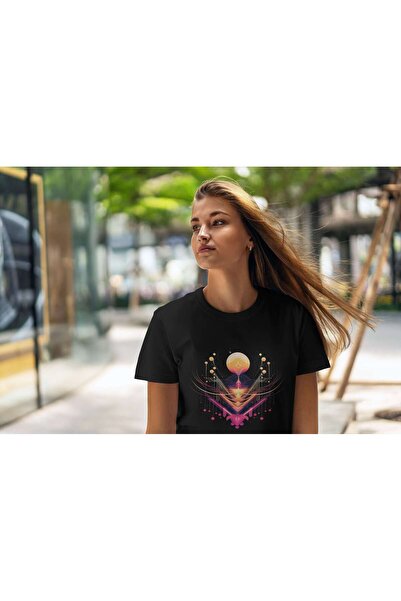 iLovePrints Abstract Cosmic Design Tshirt