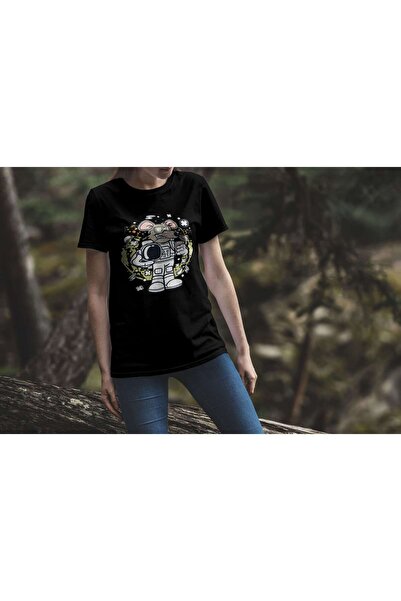 iLovePrints Space Mouse with Cheese and Coffee Tshirt
