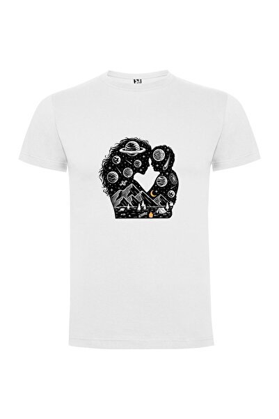 iLovePrints Galactic Lovebirds Tshirt