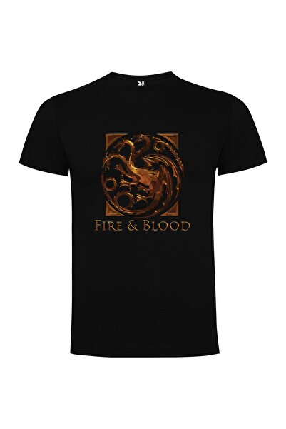 iLovePrints Flaming Thrones of Fire Tshirt