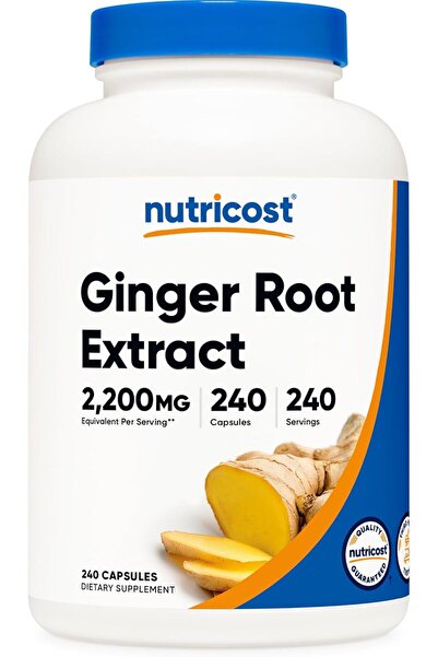 Nutricost Ginger Root Extract 240 Capsules for 240 Servings Per Bottle - Glut...
