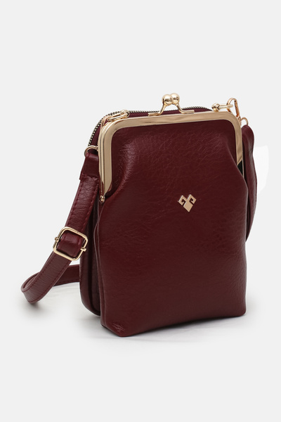 Les Crioch Geantă de umăr și crossbody pentru femei, cu 3 compartimente, deta...