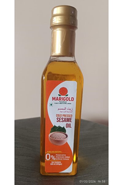 Marigold FarmFood woodpressed Sesame Oil - ColdPressed - 1Ltr