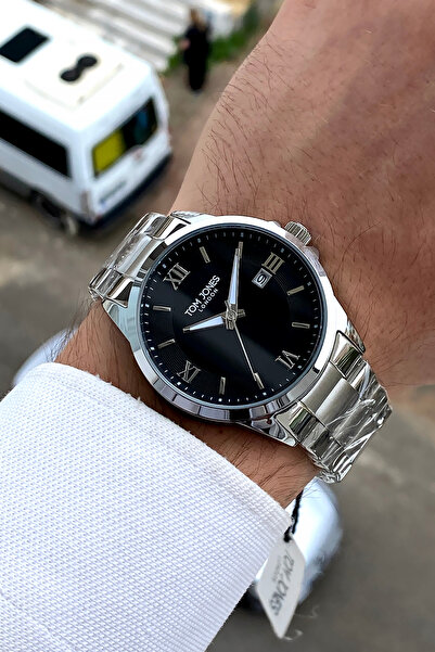 Tom Jones London Original 2 Year Warranty Men's Wristwatch Steel Band 3 Atm W...