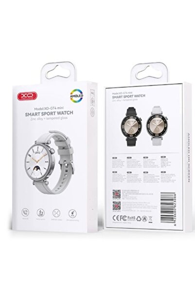 AUDIOX Smartwatch XO (GT4 Mini), Amoled, Wireless, Rezistent la apă, funcții ...