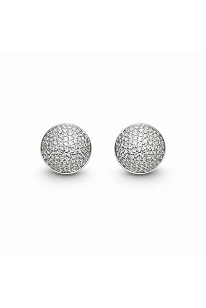 PerleJewelry أقراط فضية على شكل قبة