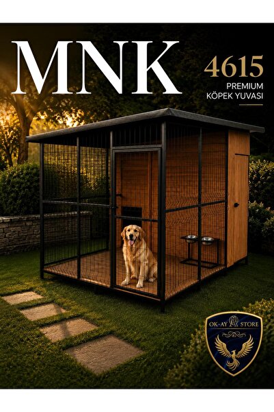 Okay XL Köpek Kulübesi Dış Mekana Uyumlu Geniş Hacimli Dört Mevsim Kullanıma ...