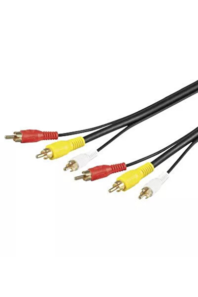 goobay Cablu 3x RCA 5m video RG59