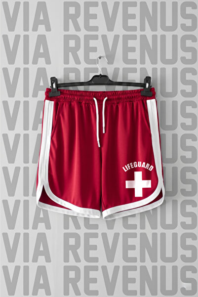 Vordevia Lifeguard / Cankurtaran Printed Unisex Retro Varsity Sports Training...