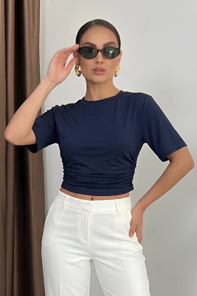 spirituel Γυναικείο T-Shirt με κοντό μανίκι νυχτερίδα, λαιμόκοψη πετσετέ, πλα...