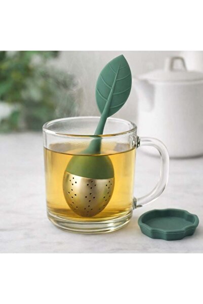 SHOPIENS Infuzor Ceai Frunza cu Farfurioara 5.5x5.5x16 cm Shopiens®