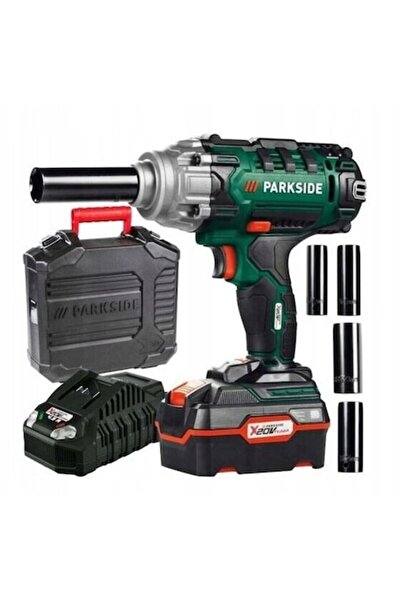 PARKSIDE PASSK 20-Li C2 Ударен гайковерт 20V 400Nm, 4Ah, комплект с 4 ключа, ...