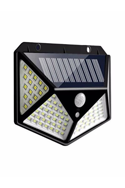 Solar Projektör 100 LED Işık Sensörlü Bahçe ve Duvar Lambası