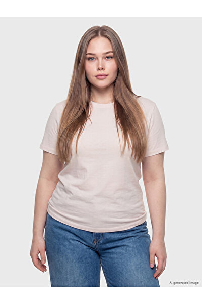LC Waikiki Plus Size Crew Neck Women's T-Shirt