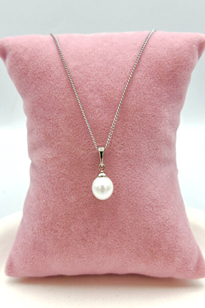 SEHERDEN Special Series Silver Plated Women's Necklace with Pearl (First Clas...