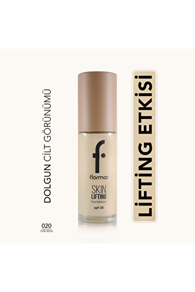 Flormar Skin Lifting Sıkılaştırma Etkili SPF30 Fondöten No: 020